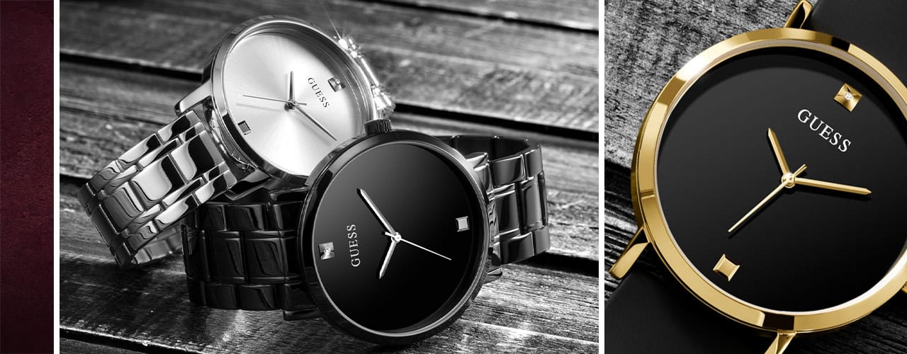 how to set time on guess digital watch
